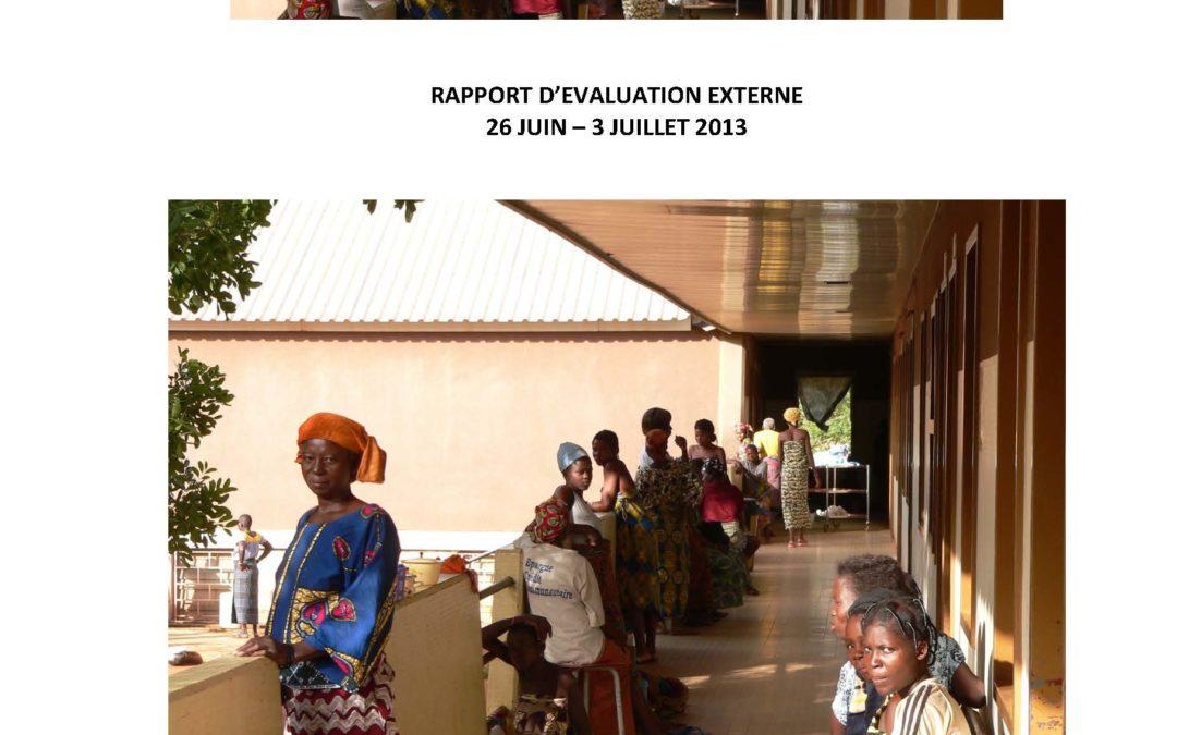 Rapport d’évaluation externe 2013