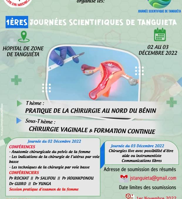 Première édition des journées scientifiques de Tanguiéta